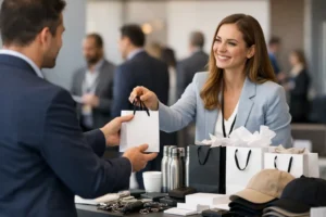 Como distribuir brindes em eventos com estratégia