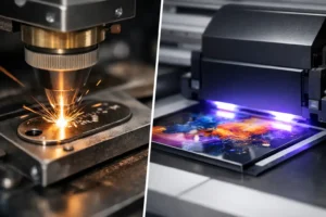 Gravação laser ou impressão UV: qual escolher?